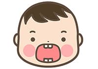 前歯が生えてきたら